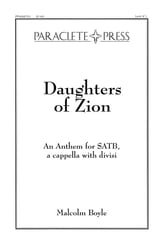 Daughters of Zion SATB choral sheet music cover